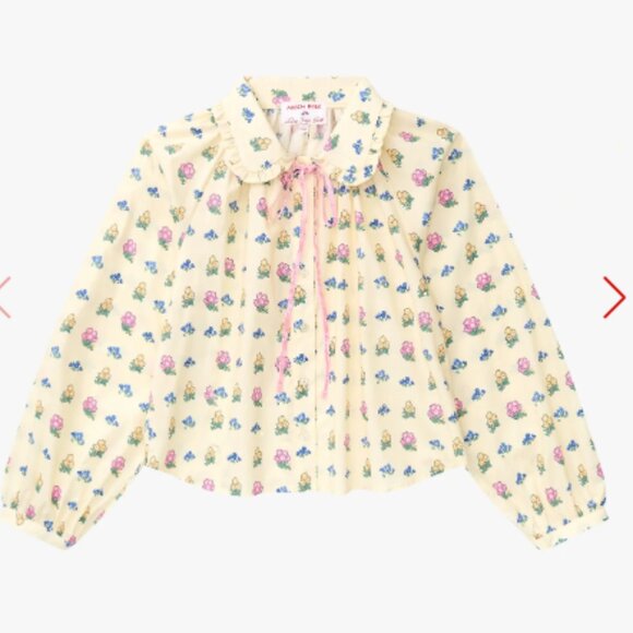 Wimbledon Top Lisa Says Gah - Ivory Garden - Picture 3 of 5